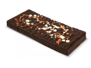 Turrón trufado al brandy y naranja