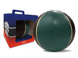 Balón de básquet Verde y Negro