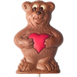 Piruleta Oso Corazón