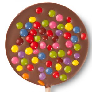 Piruletas XL Chocolate Leche con Gragea