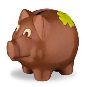 Cerdito Hucha Trébol